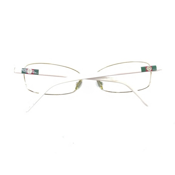 Gucci GG 2741 23Y Gold White Eyeglasses Frames 54-16 135 Italy Designer Women - Picture 11 of 12